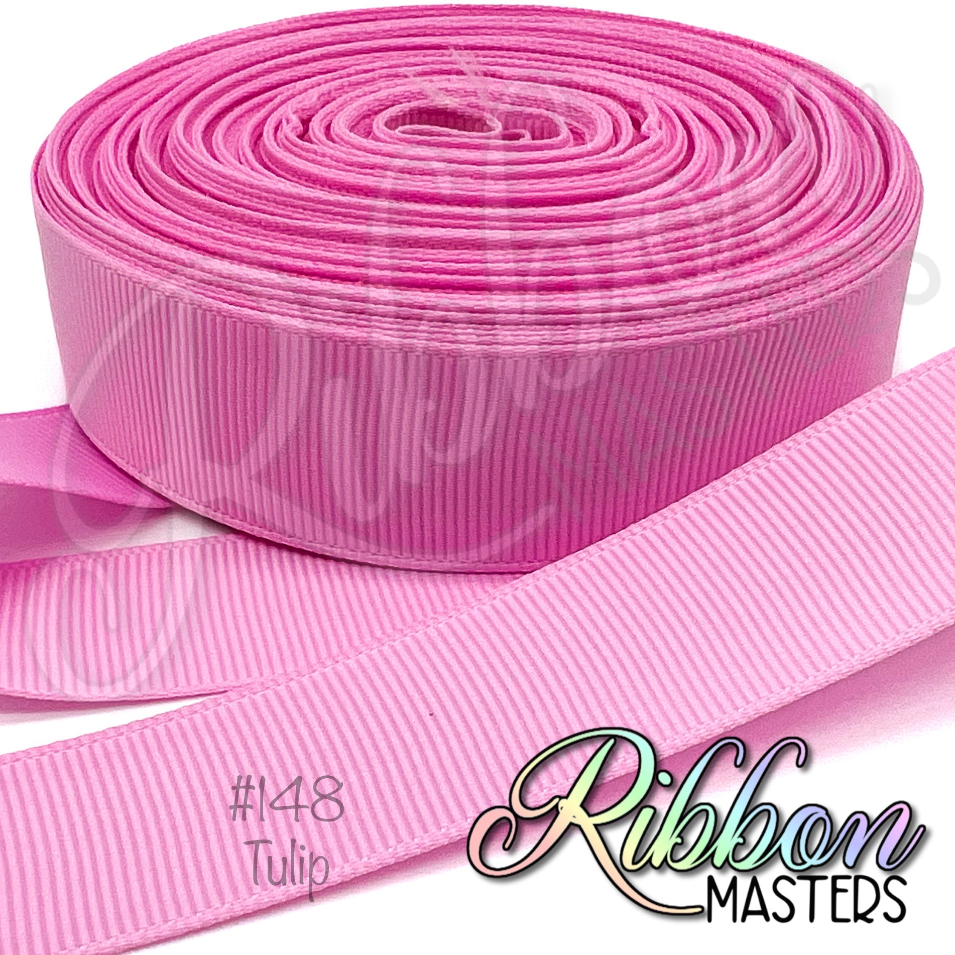 148 Tulip Solid Color Grosgrain Ribbon Ribbon Masters