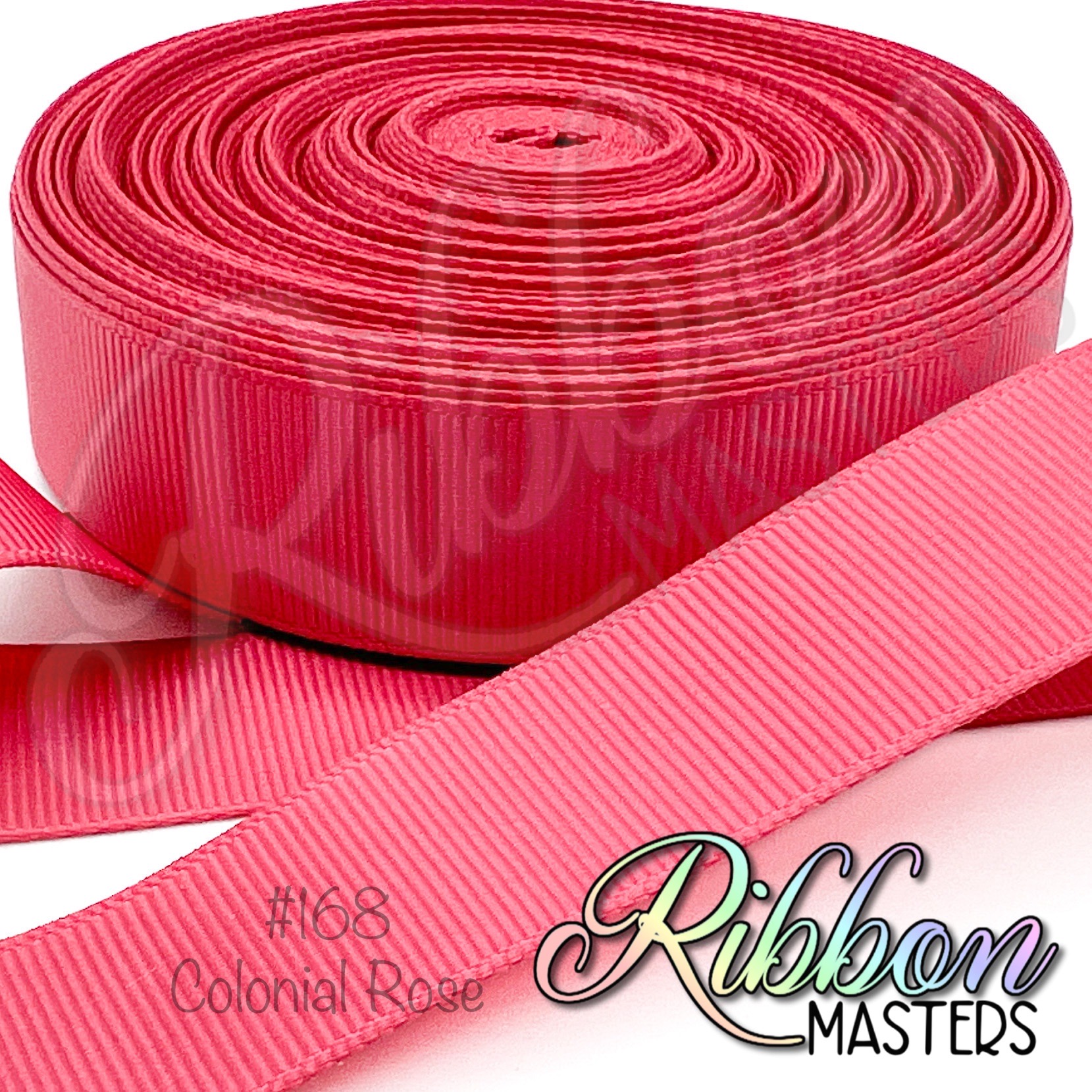 168 Colonial Rose Solid Color Grosgrain Ribbon Ribbon Masters