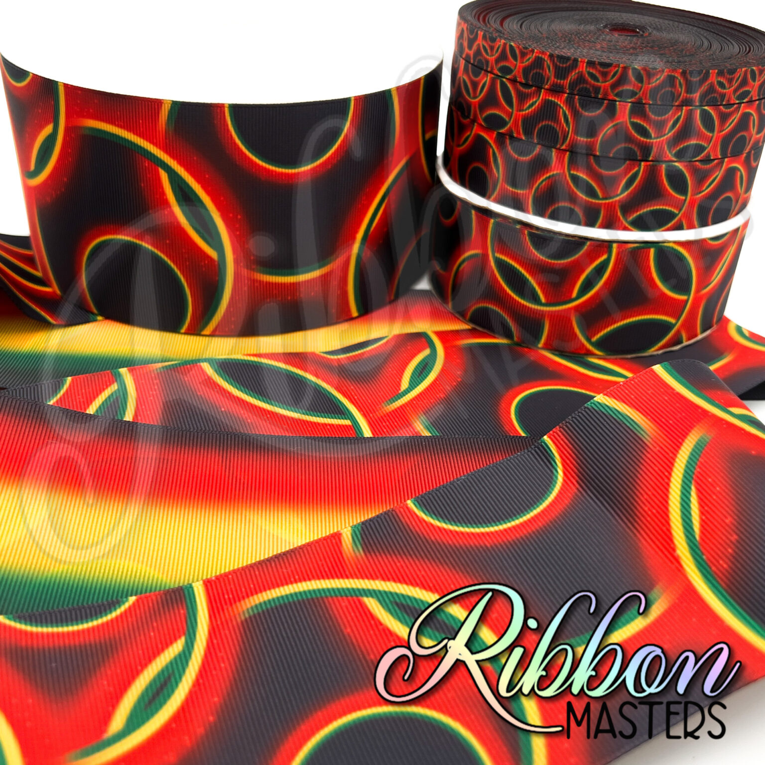 ZZ Juneteenth Circles Double Sided | Ribbon Masters