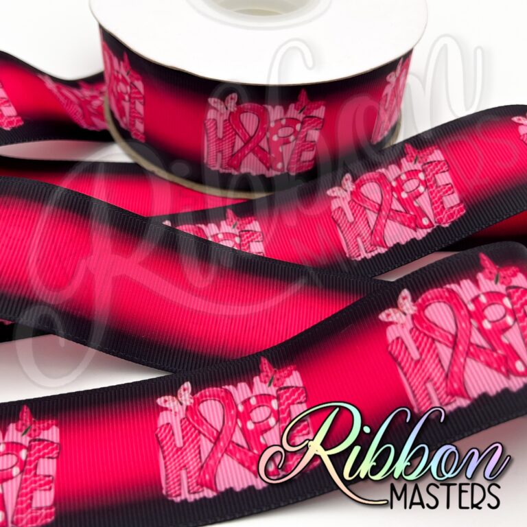 ZZ Hope Ombre Black and Pink | Ribbon Masters