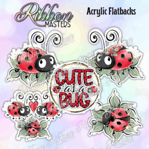 Love Bug Flat Back Planar Resin Set
