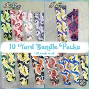 Tie Dye Sampler Pack Wholesale DOUBLE Sided Pre-Buy Ribbon Open Until 12/1/2025