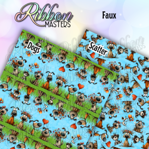 Dogs 4 pieces Faux Leather PreBuy Open Until 2/1/2026