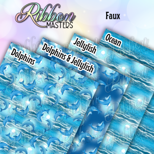 Dolphins & Jellyfish 4 pieces Faux Leather PreBuy Open Until 2/13/2026