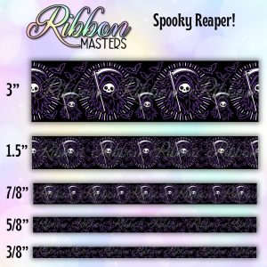 Spooky Reaper! Wholesale Single Sided Pre-Buy Ribbon Open Until 8/19/2026